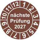 Prüfplaketten nächste Prüfung 30 mm ca....