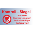 experta-Kontrollsiegel Nicht öffnen! in verschieden...