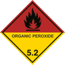 Gefahrgutaufkleber Organische Peroxide - ORGANIC PEROXIDE Klasse 5.2