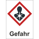 GHS-Aufkleber 08 Gefahr gesundheitsschädlich