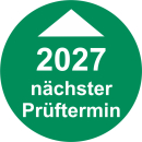 Prüfplakette nächster Prüftermin mit...