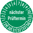 Prüfplakette nächster Prüftermin 20 mm ca....