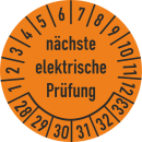 Prüfplakette nächste elektrische Prüfung...